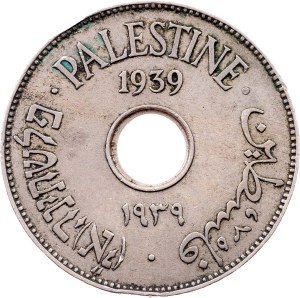 British Palestine, 10 Mils 1939, London