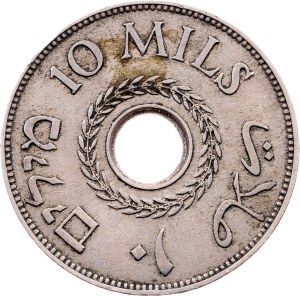 British Palestine, 10 Mils 1939, London