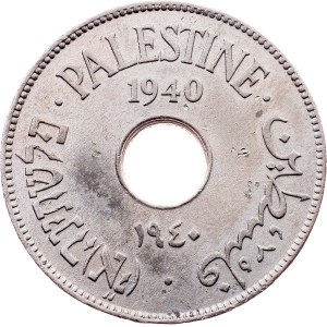British Palestine, 10 Mils 1940, London