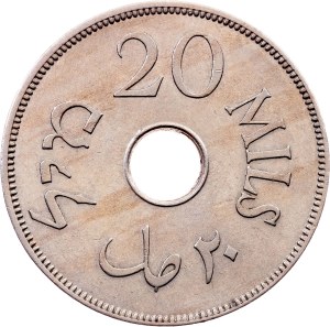 British Palestine, 20 Mils 1940, London