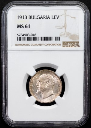 Bulgaria, 1 Lev 1913