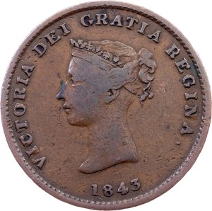 Canada, 1/2 Penny Token 1843