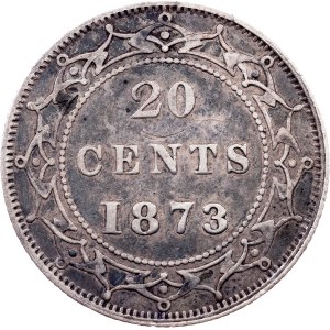 Canada, 20 Cents 1873, London