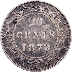 Canada, 20 Cents 1873, London