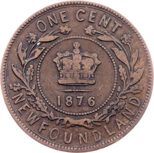 Canada, 1 Cent 1876, Heaton