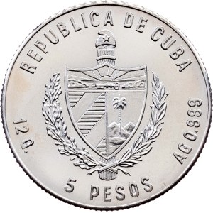 Cuba, 5 Pesos 1982, Havana