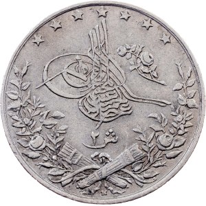 Egypt, 2 Qirsh 1293 (1904), Heaton