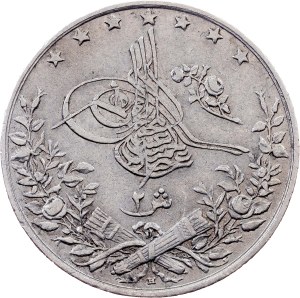 Egypt, 2 Qirsh 1293 (1904), Heaton