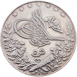Egypt, 5 Qirsh 1327 (1913), Heaton