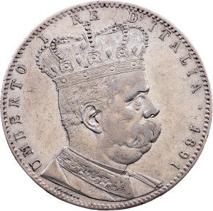 Eritrea, 5 Lire 1891, Rome