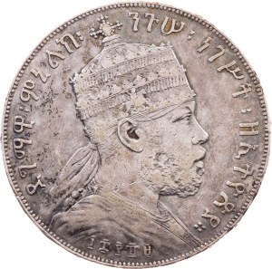 Ethiopia, 1 Birr 1889 (1897), A, Paris