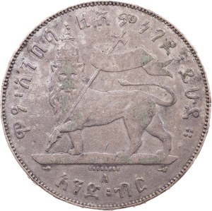 Ethiopia, 1 Birr 1889 (1897), A, Paris