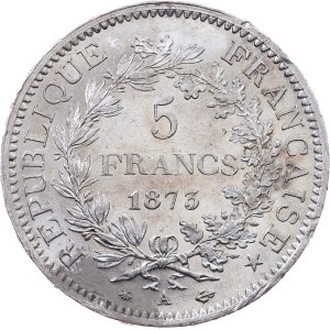 France, 5 Francs 1873, A, Paris