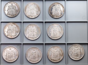 France, 5 Francs 1873, 1874, 1875, A, Paris
