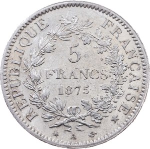 France, 5 Francs 1875, A, Paris