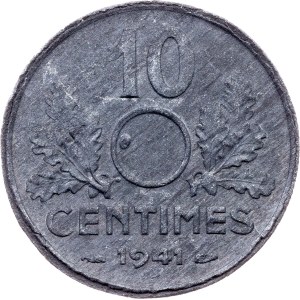 France, 10 Centimes 1941, Paris