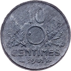 France, 10 Centimes 1941, Paris