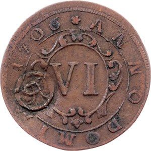 Germany, 6 Pfennig 1706