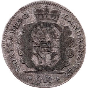Germany, 6 Kreuzer 1747