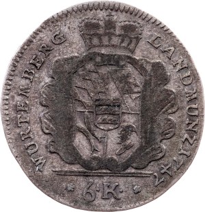 Germany, 6 Kreuzer 1747