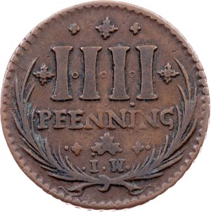 Germany, 4 Pfennig 1766, IW