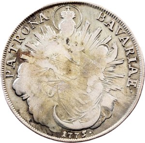 Germany,  1 Conventionsthaler 1775, Amberg
