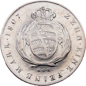 Germany,  1 Conventionsthaler 1807, Dresden