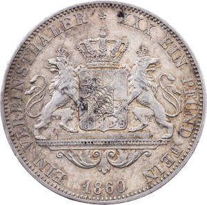Germany, 1 Vereinsthaler 1860, Munich