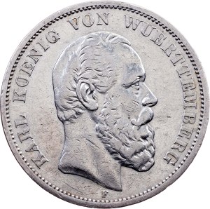 Germany, 5 Mark 1874, F