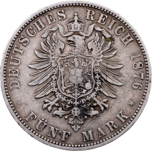 Germany, 5 Mark 1876, C