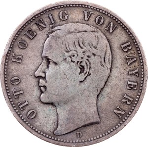 Germany, 5 Mark 1894, D