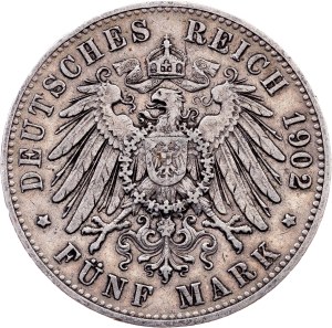 Germany, 5 Mark 1902, F
