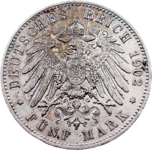 Germany, 5 Mark 1902, F