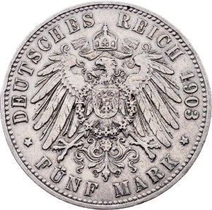Germany, 5 Mark 1903, A