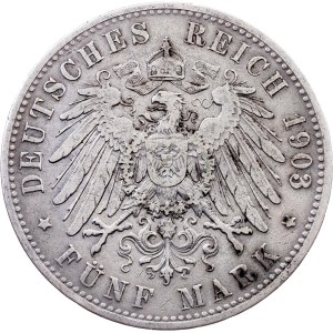 Germany, 5 Mark 1903, D