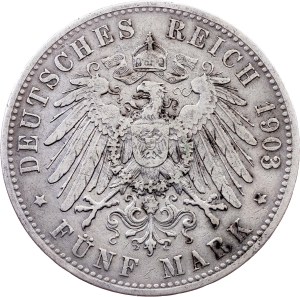 Germany, 5 Mark 1903, D