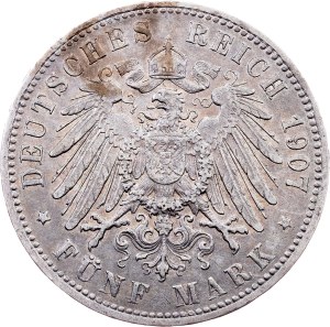 Germany, 5 Mark 1907, A
