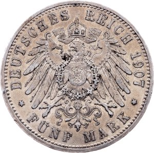 Germany, 5 Mark 1907, A