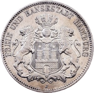 Germany, 3 Mark 1908, J