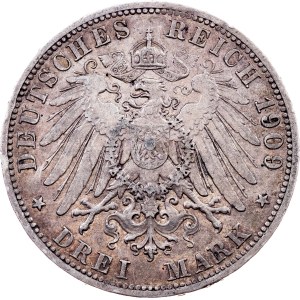 Germany, 3 Mark 1909, A