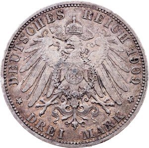 Germany, 3 Mark 1909, A