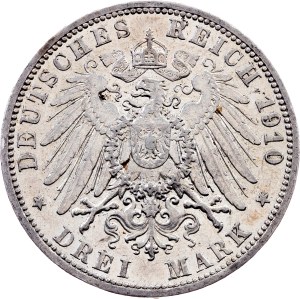 Germany, 3 Mark 1910, A