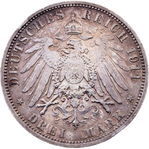 Germany, 3 Mark 1911, A