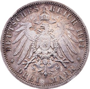 Germany, 3 Mark 1911, A