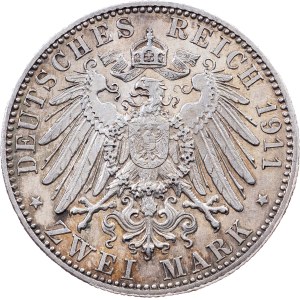 Germany, 2 Mark 1911, D