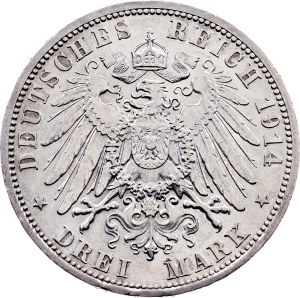 Germany, 3 Mark 1914, A