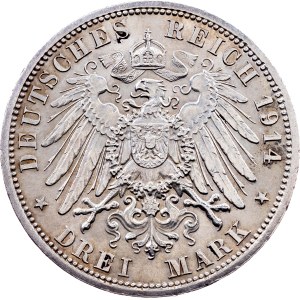 Germany, 3 Mark 1914, A