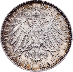 Germany, 2 Mark 1914, D