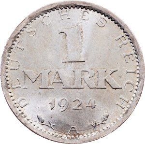 Germany, 1 Mark 1924, A