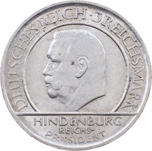Germany, 3 Reichsmark 1929, G